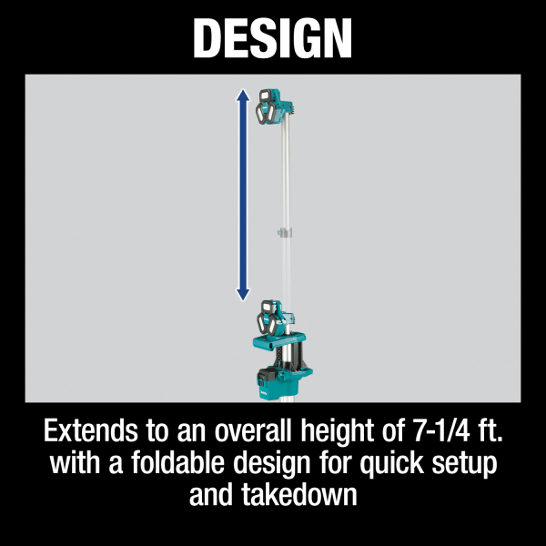 MAKITA 18V LXT Lithium-Ion Cordless Multi-Directional Tower Light - Image 3